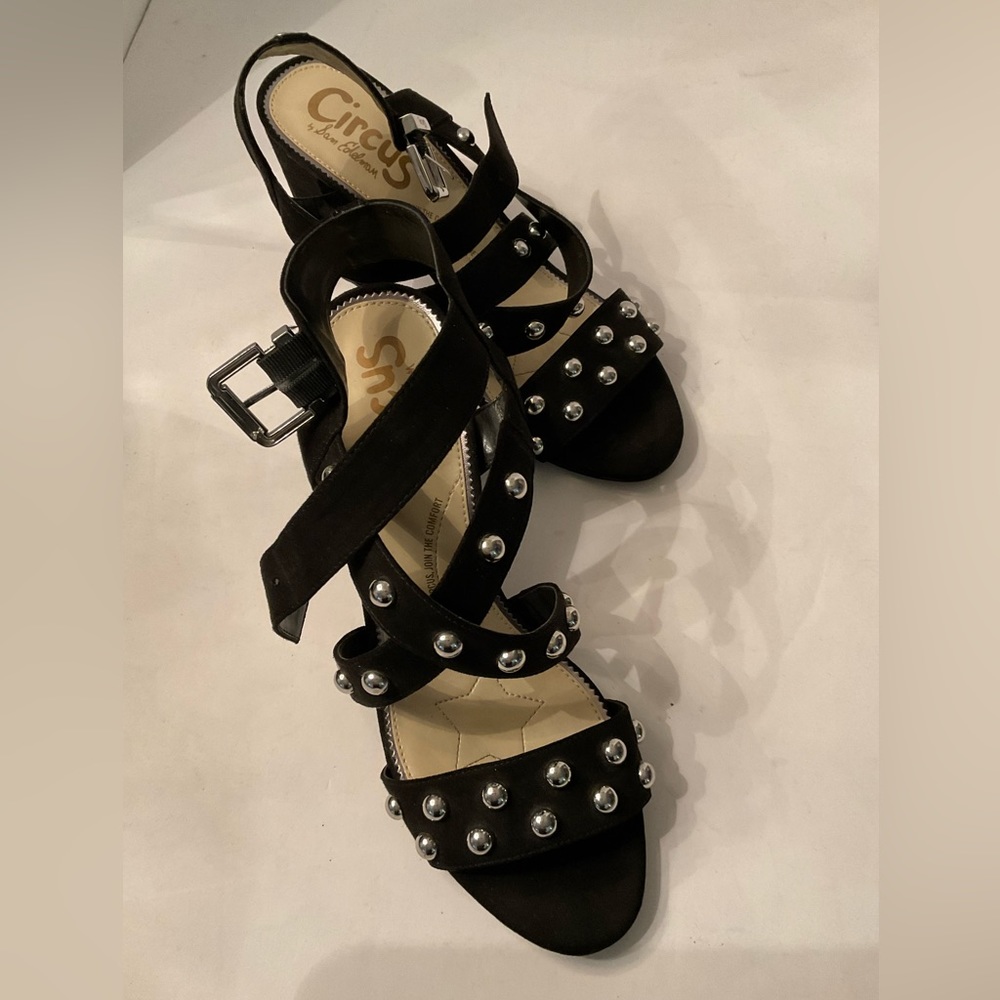 Sam Edelman Circus black suede heels